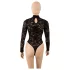 Cottelli - langærmet blondebody (sort) - S
