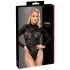 Cottelli - langærmet blondebody (sort) - S - M