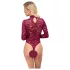 Cottelli - gennemsigtig blonde body (rød)