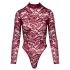 Cottelli - gennemsigtig blonde body (rød) - L