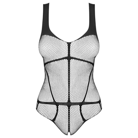 Obsessive B336 - gennemsigtig, åben sort net-body (S-L)