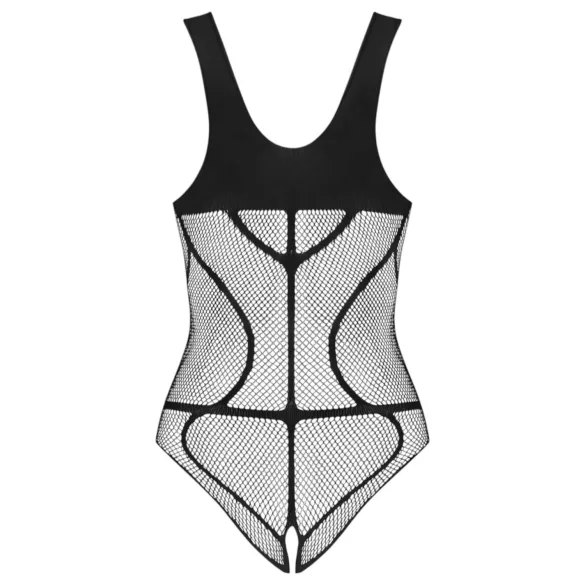 Obsessive B336 - gennemsigtig, åben sort net-body (S-L)