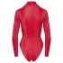 Cottelli - bodystocking - slangeskindsmønster - rød - M
