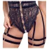 Cottelli - åben seksuel body med stropper - sort - L