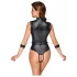 Cottelli Bondage - åben bryst body - sort - M