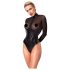 Noir - bodystocking - gennemsigtige paneler - sort - M