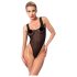 Noir - gennemsigtig bodystocking (sort) - L