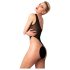 Noir - gennemsigtig bodysuit (sort) - L