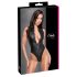 Cottelli - bodysuit - skinnende effekt - sort - M
