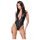 Cottelli - bodysuit - skinnende effekt - sort - L