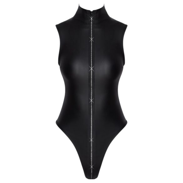Cottelli - bodysuit - skinnende effekt - sort - L