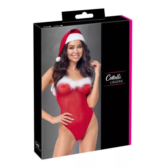 Cottelli - body sæt - juletema - rød