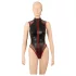 Cottelli - net-body med lynlås (sort) - M