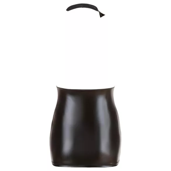 Cottelli - kjole med halsbånd - sort - XL