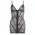 Cottelli - blondekjole - blankstribet - sort - L