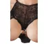 Abierta Fina - minikjole - glitrende design - sort - L