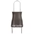 Abierta Fina - minikjole - glitrende design - sort - L
