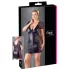 Cottelli Plus Size - plus size chemise - blonde & sløjfe - sort - 3XL