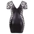 Cottelli Plus Size - plus size chemise - blonde & sløjfe - sort - 3XL