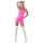Cottelli Party - kort minikjole - blank - pink