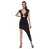 Cottelli Party - asymmetrisk kjole med ring (sort) - M