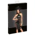 Noir - skinnende halterneck kjole (sort) - M