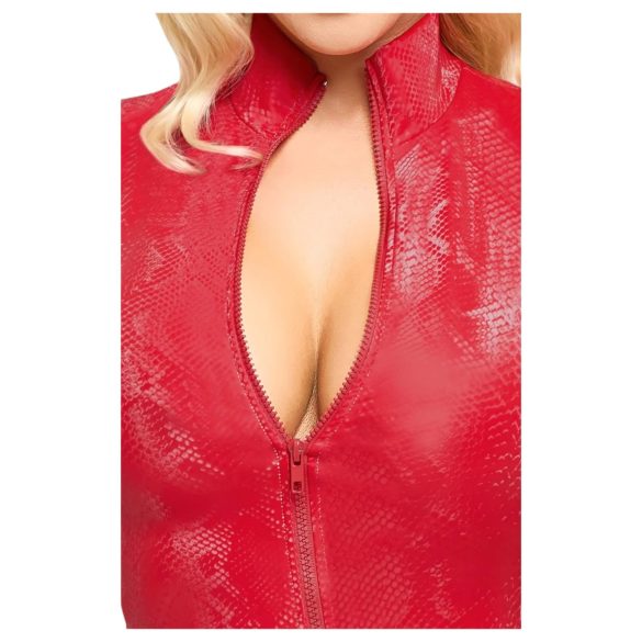 Cottelli - minikjole - slangemønster - rød