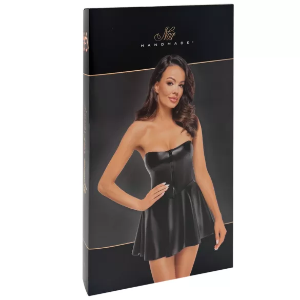 Noir Libido - mini kjole - mat look - sort - M
