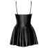 Noir Libido - mini kjole - mat look - sort - M