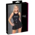 Cottelli - minikjole med laklook (sort)