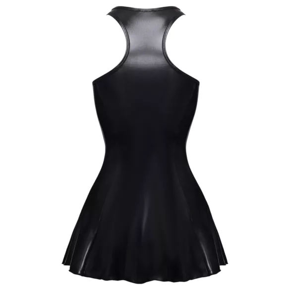 Cottelli - minikjole med laklook (sort) - M