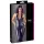 Cottelli Party - catsuit til kvinder - shiny look - sort