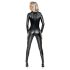 Noir - catsuit - slangemønster - lang - sort - M