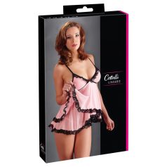 Cottelli - babydoll - blonde flæser - sort - M
