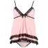 Cottelli - babydoll - blonde flæser - sort - L