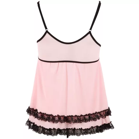 Cottelli - babydoll - blonde flæser - sort - L