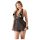 Cottelli Plus Size - babydoll med blonde - sort - plus size - 2XL