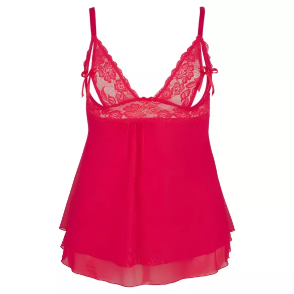 Cottelli Plus Size - babydoll - blonde - rød - plus size lingeri - 4XL