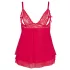 Cottelli Plus Size - babydoll - blonde - rød - plus size lingeri - 4XL