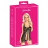 Kissable - åben babydoll (sort)