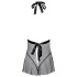 Kissable - babydoll med halsbånd - blonder - sort - L/XL