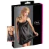 Cottelli - satin natkjole - sort - M