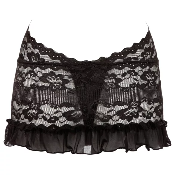 Cottelli - blonde minikjole med halsbånd - sort - M