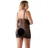 Cottelli Plus Size - blonde babydoll - gennemsigtig - sort