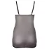 Cottelli Plus Size - blonde babydoll - gennemsigtig - sort