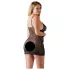 Cottelli Plus Size - blonde babydoll - gennemsigtig - sort - 3XL