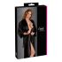 Cottelli - Satin kimono (sort) - L/XL