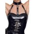 Black Level - wetlook body - justerbar halsbånd - sort - M