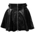 Black Level - laknederdel - plisseret - sort