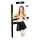 Black Level - laknederdel - plisseret - sort - M